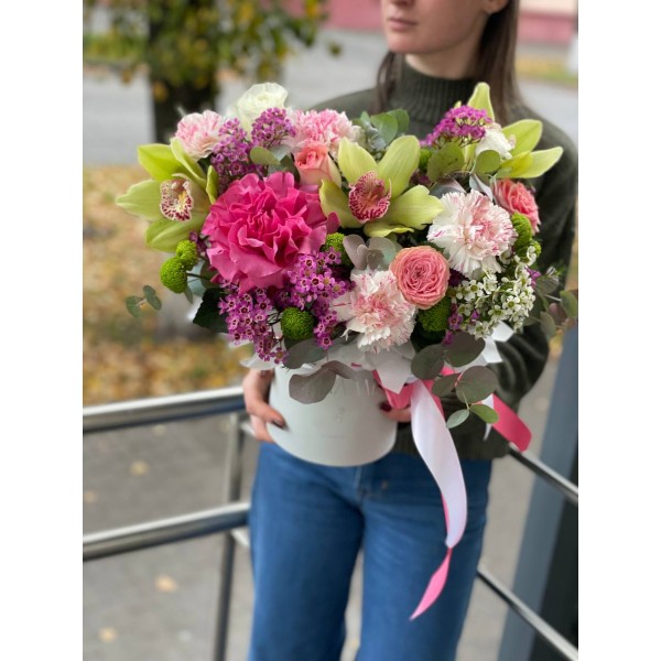 Коробка цветов №18