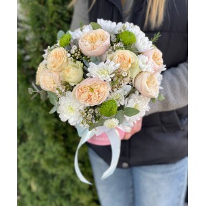 Коробка цветов №91