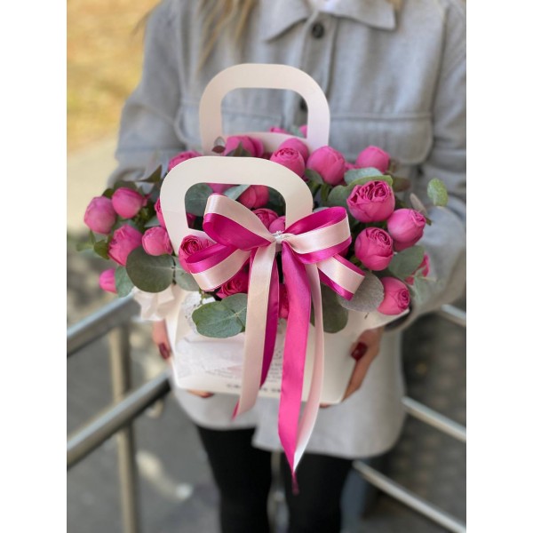 Коробка цветов №46