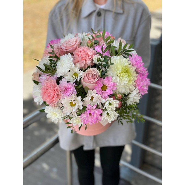 Коробка цветов №32