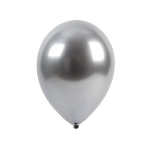 Гелиевый шар серебро (хром)