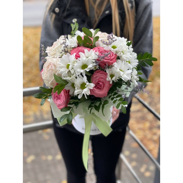 Коробка цветов № 40