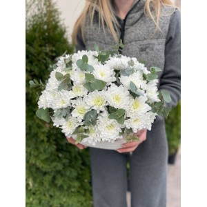 Коробка цветов № 19