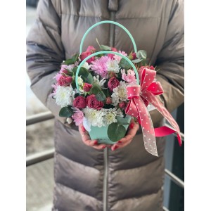 Коробка цветов № 19