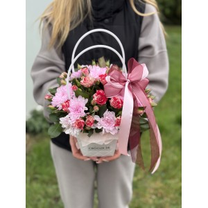 Коробка цветов №91