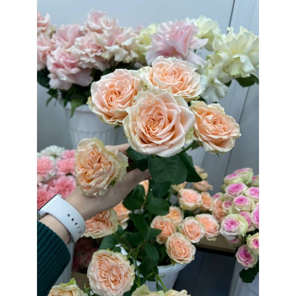 свадебный день кустовая роза